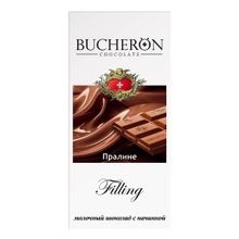 Шоколад Bucheron Filling молочный с начинкой пралине 85 г