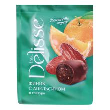 Конфеты глазированные Delisse Финик с апельсином 200 г