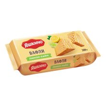 Вафли Яшкино хрустящие лимон-лайм 300 г