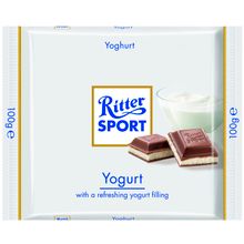 Шоколад Ritter Sport молочный с йогуртовой начинкой 100 г