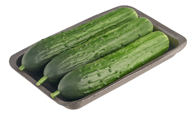 Огурцы тепличные гладкие среднеплодные, 600г (Россия, 600 г)