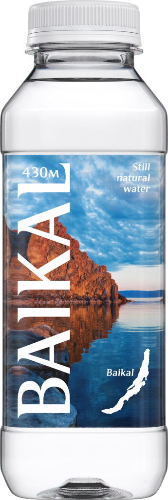 Вода питьевая BAIKAL430 глубинная байкальская негазированная, 0.45л (Россия, 0.45 L)