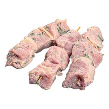 Шашлык свиной из окорока Деликатесный бескостный в майонезе охлажденный