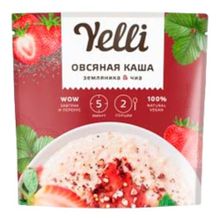 Каша Yelli полбяная земляника-чиа быстрого приготовления 60 г