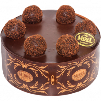 Торт бисквитный MIREL Бельгийский шоколад, 900г (Россия, 900 г)