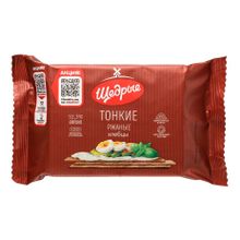 Хлебцы ржаные Щедрые тонкие 170 г