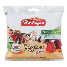 Конфеты шоколадные Победа Вкуса Трюфели без сахара 150 г