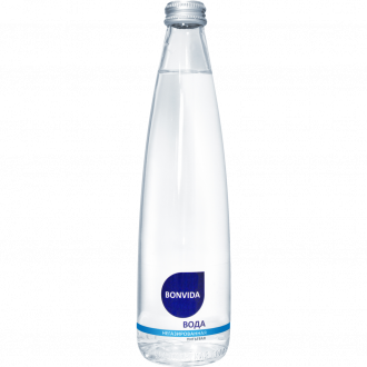 Вода питьевая BONVIDA артезианская 1-й категории негазированная, 0.33л (Россия, 0.33 L)