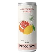 Газированный напиток Lapochka Грейпфрут-лимон 330 мл