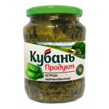 Огурцы Кубань продукт маринованные 680 г