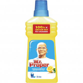 Средство для мытья полов и стен MR.PROPER с ароматом лимона, 500мл (Россия, 500 мл)