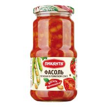 Фасоль Пиканта печеная в томатном соусе 470 г