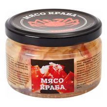 Крабовое мясо натуральное в солевой заливке 220 г
