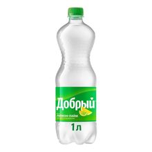Газированный напиток Добрый лимон-лайм 1 л