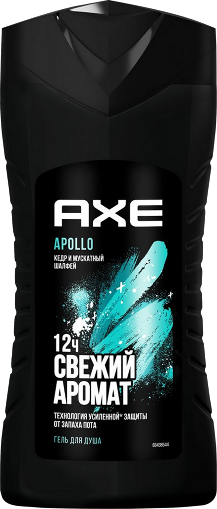 Гель для душа мужской AXE Apollo, 250мл (Россия, 250 мл)