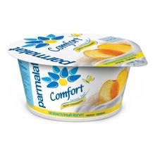 Йогурт Parmalat Comfort персик-куркума 3% БЗМЖ 130 г