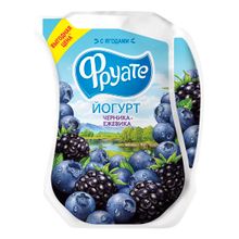 Йогурт питьевой Фруате черника-ежевика 1,5% 950 г