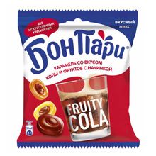 Карамель Бон Пари со вкусом колы и фруктов 200 г