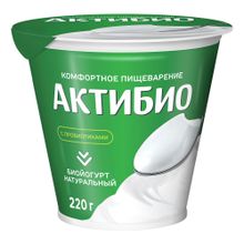 Биойогурт Актибио натуральный 3,5% БЗМЖ 220 г
