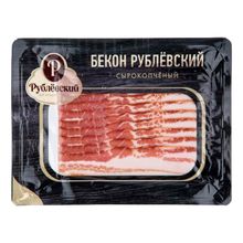 Бекон Рублевский сырокопченый нарезка 150 г