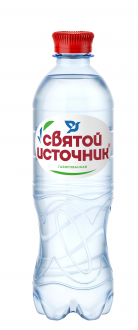 Вода питьевая СВЯТОЙ ИСТОЧНИК газированная, 0.5л (Россия, 0.5 L)