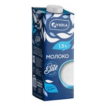 Молоко 1,5% ультрапастеризованное 1 л Viola БЗМЖ