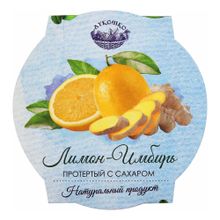 Протертые фрукты Лукошко Лимон и имбирь с сахаром 200 г