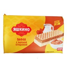 Вафли Яшкино Классические с вареной сгущенкой 200 г