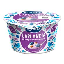 Йогурт Laplandia черничный маффин 7,2% БЗМЖ 180 г