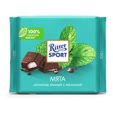 Шоколад Ritter Sport Мята темный 100 г