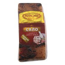 Сало вареное Микоян с чесноком и черным перцем ~1 кг