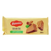 Вафли Яшкино ореховые 300 г