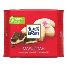 Шоколад Ritter Sport темный марципан 100 г