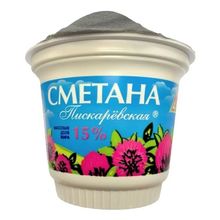 Сметана 15% Пискаревская БЗМЖ 200 г