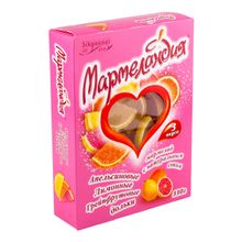 Мармелад Ударница Мармеландия Дольки 3 вкуса 330 г