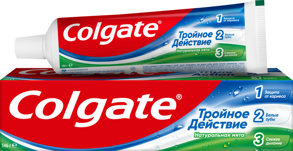 Зубная паста COLGATE Тройное действие, 100мл (Китай, 100 мл)