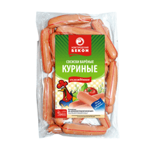 Сосиски Новгородский бекон Куриные ~1 кг