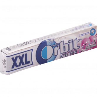 Жевательная резинка ORBIT Белоснежный Bubblemint XXL, 20,4г (Россия, 20,4 г)