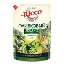 Майонез Mr. Ricco Organic оливковый 67% 800 мл