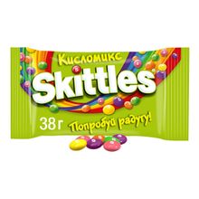 Драже Skittles Кисломикс с фруктами 38 г