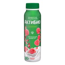 Биойогурт питьевой Актибио малина-гранат 1,5% 260 г