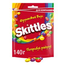 Драже Skittles Для компании в разноцветной сахарной глазури 140 г