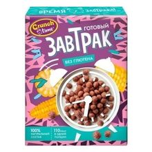 Готовый завтрак шарики Crunch Time кукурузные шоколадные 170 г