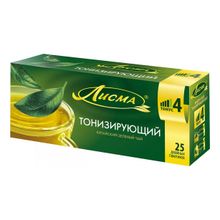Чай зеленый Лисма Тонизирующий в пакетиках 1,8 г 25 шт