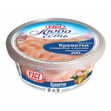 Креветки Vici Индийского океана очищенные в рассоле 180 г