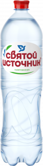 Вода питьевая СВЯТОЙ ИСТОЧНИК газированная, 1.5л (Россия, 1.5 L)