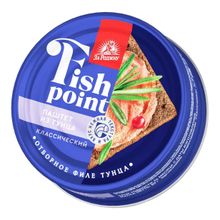 Тунец За Родину паштет из филе в маринаде 80 г