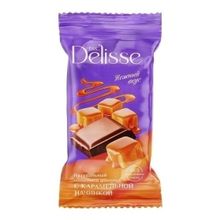 Шоколад молочный Delisse с карамельной начинкой 60 г
