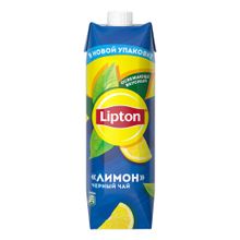 Холодный чай Lipton черный со вкусом лимона 950 мл