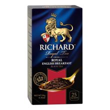 Чай черный Richard Royal English Breakfast в пакетиках 2 г х 25 шт
